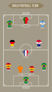 اسکرین شات 3 برنامه Football Squad Builder