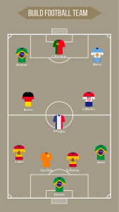 اسکرین شات 3 برنامه Football Squad Builder