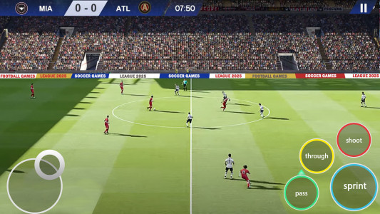 اسکرین شات 1 بازی Football Games League Offline