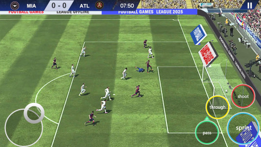 اسکرین شات 2 بازی Football Games League Offline