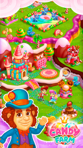 اسکرین شات بازی Candy Farm: Cake & cookie city 3