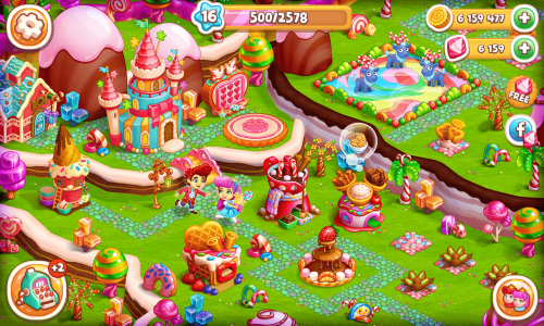 اسکرین شات بازی Candy Farm: Cake & cookie city 8