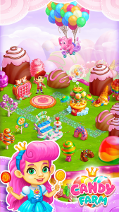 اسکرین شات بازی Candy Farm: Cake & cookie city 1