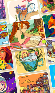 اسکرین شات بازی Color Stories: coloring casino & paint art gallery 3