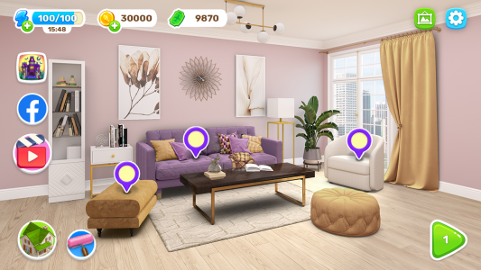 اسکرین شات بازی Color House - Design Makeover 2