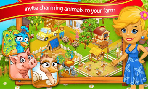 اسکرین شات بازی Farm Town: Cartoon Story 1