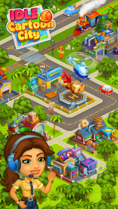 اسکرین شات بازی Idle Cartoon City Empire:Miner,Supermarket,Farming 2