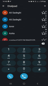 اسکرین شات 2 برنامه تماس پیشرفته