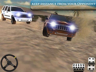 اسکرین شات بازی Desert Jeep off-road 4x4 – Car Chaser Stunts 5