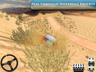 اسکرین شات بازی Desert Jeep off-road 4x4 – Car Chaser Stunts 1