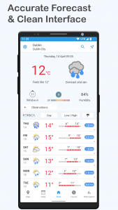 اسکرین شات 1 برنامه Foreca Weather