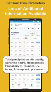 اسکرین شات برنامه Foreca Weather & Radar 4