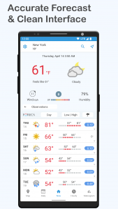 اسکرین شات برنامه Foreca Weather & Radar 1