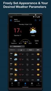 اسکرین شات 2 برنامه Foreca Weather