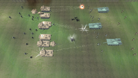 اسکرین شات بازی Army vs Dinosaur: Battle Simulator 4
