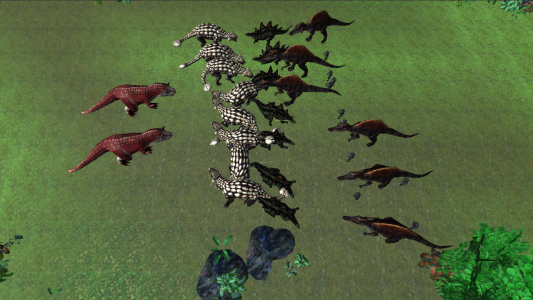 اسکرین شات بازی Army vs Dinosaur: Battle Simulator 5