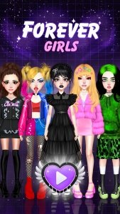 اسکرین شات بازی Forever Girls: Magic Dress Up 1