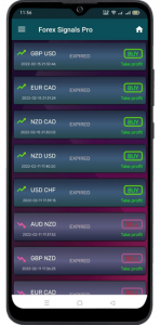 اسکرین شات برنامه Forex Signals Pro 4