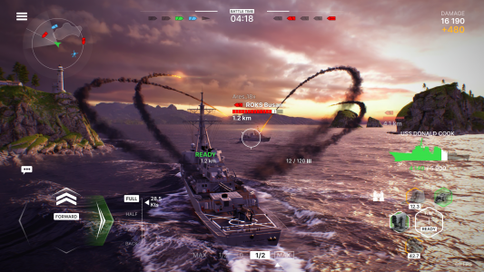 اسکرین شات بازی Warships Mobile 2: Naval War 1