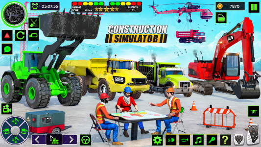 اسکرین شات برنامه Real Road Construction Games 7