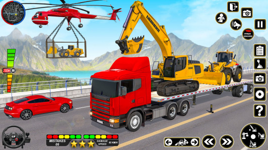 اسکرین شات برنامه Real Offroad Construction Game 8