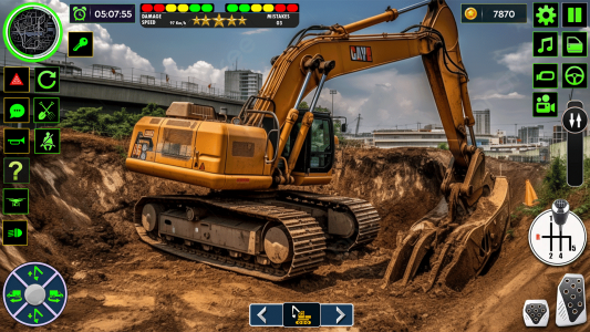 اسکرین شات برنامه Real Road Construction Games 1