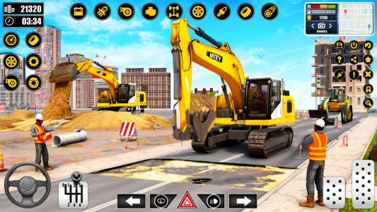 اسکرین شات برنامه Real Road Construction Games 3