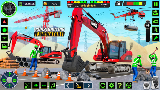 اسکرین شات برنامه Real Road Construction Games 5