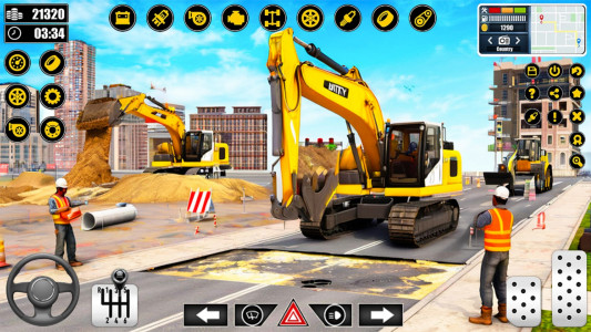 اسکرین شات 3 برنامه City Construction JCB Games 3D