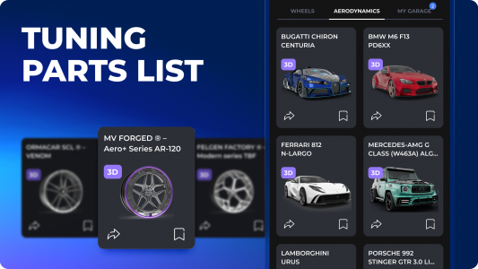 اسکرین شات 8 برنامه Formacar 3D Tuning, Car Editor