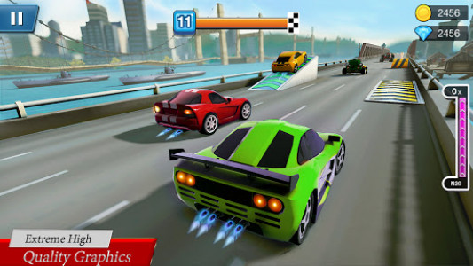 اسکرین شات بازی Racing Games Madness: New Car Games for Kids 2