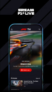 اسکرین شات برنامه F1 TV 2