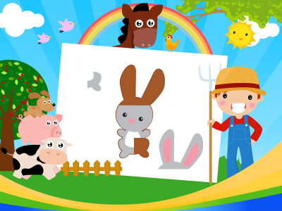 اسکرین شات برنامه Preschool Puzzles: Animals 3