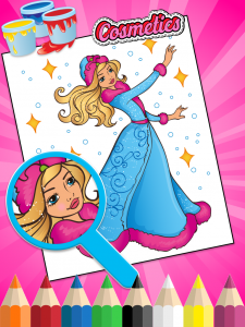 اسکرین شات برنامه Fashion Coloring Book 4