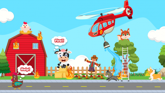 اسکرین شات بازی Fireman for Kids 4