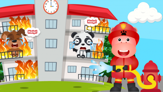 اسکرین شات بازی Fireman for Kids 7