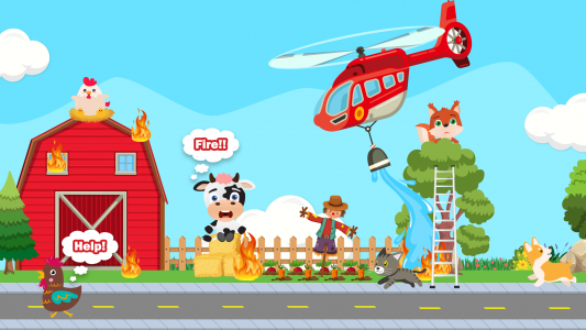 اسکرین شات بازی Fireman for Kids - Fire Truck 4