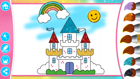 اسکرین شات برنامه Princess Coloring Book & Games 7