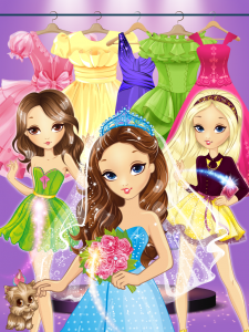 اسکرین شات برنامه Princess Coloring & Dress Up 4