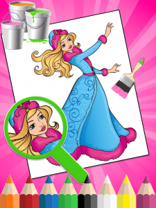 اسکرین شات برنامه Princess Coloring Book 3 5
