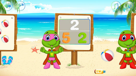 اسکرین شات برنامه iLearn: Numbers & Counting for Preschoolers 1