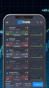 اسکرین شات برنامه Fortrade Pro Trader 1