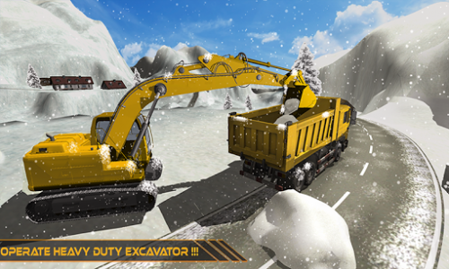 اسکرین شات برنامه Grand Snow Excavator Machine Simulator 18 2