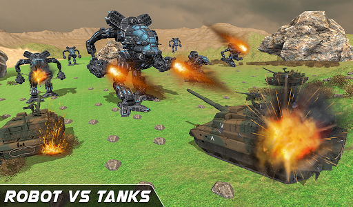 اسکرین شات برنامه Grand Tank VS Futuristic War Robot 2019 7