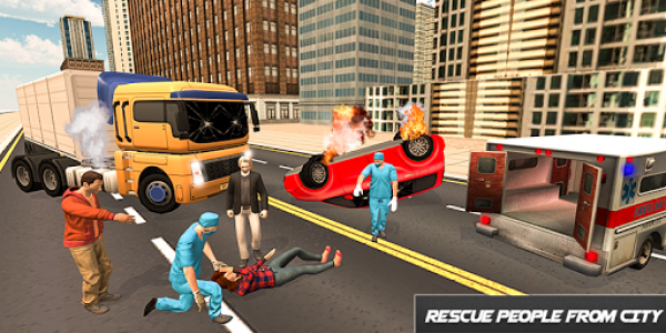 اسکرین شات بازی Mobile Hospital Simulator-Emergency Ambulance 2020 1