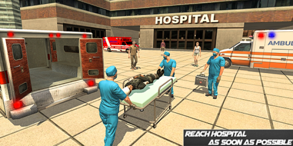 اسکرین شات بازی Mobile Hospital Simulator-Emergency Ambulance 2020 5