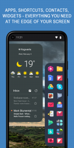اسکرین شات 1 برنامه Panels - sidebar launcher