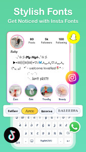 اسکرین شات 4 برنامه FotoAI Keyboard Themes & Fonts