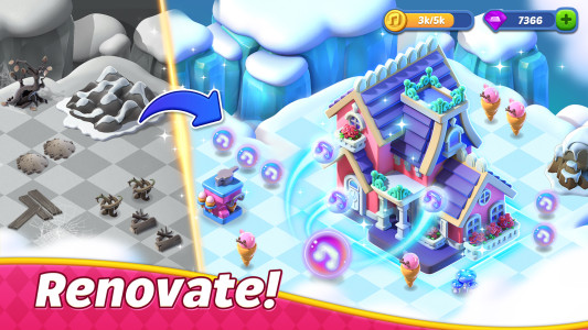 اسکرین شات 3 بازی Mergical-Fun Match Island Game