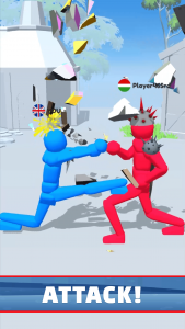 اسکرین شات بازی Fight Pose - Stickman Clash 3